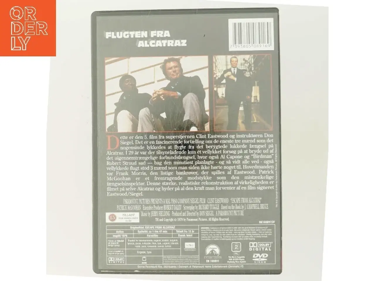 Billede 3 - Flugten fra Alcatraz (1979) [DVD] med Clint Eastwood (DVD)