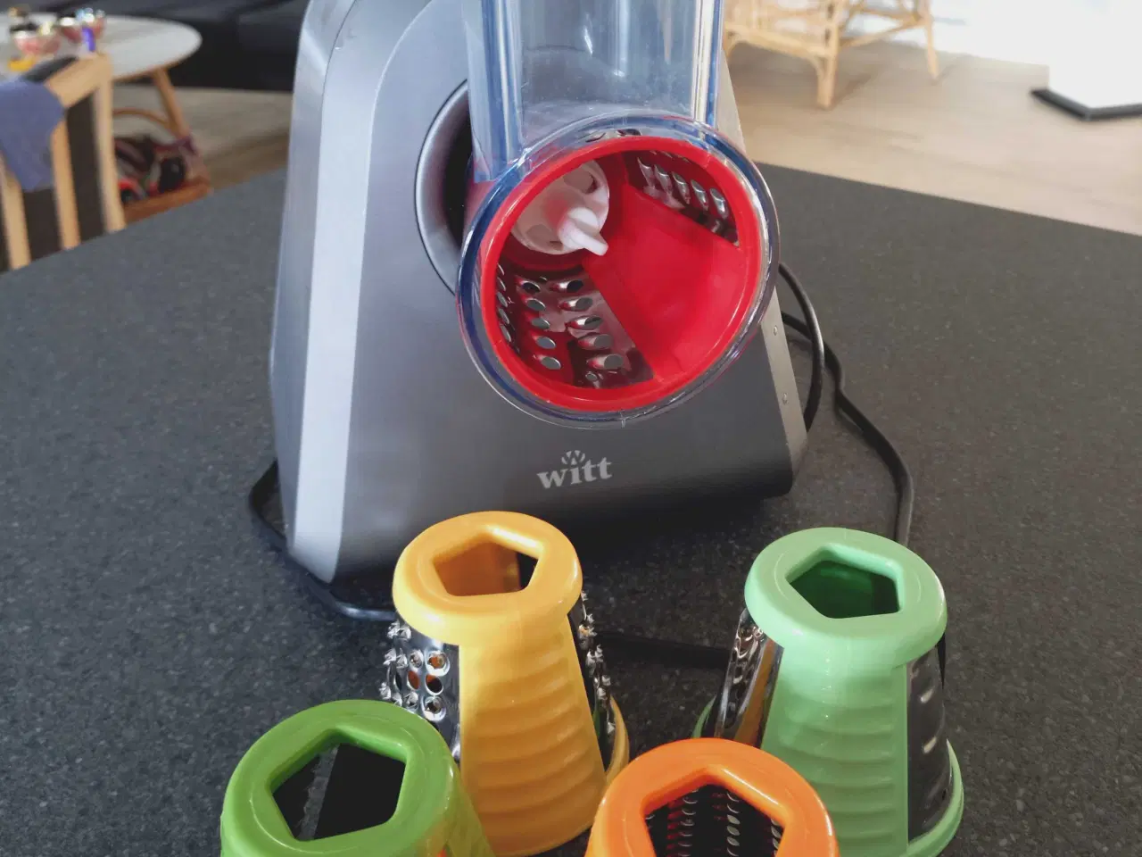 Billede 1 - Witt råkost maskine + 5 rivejern