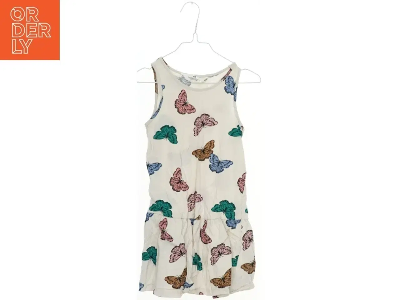 Billede 1 - Sommerkjole med sommerfugle fra H&M (str. 110)