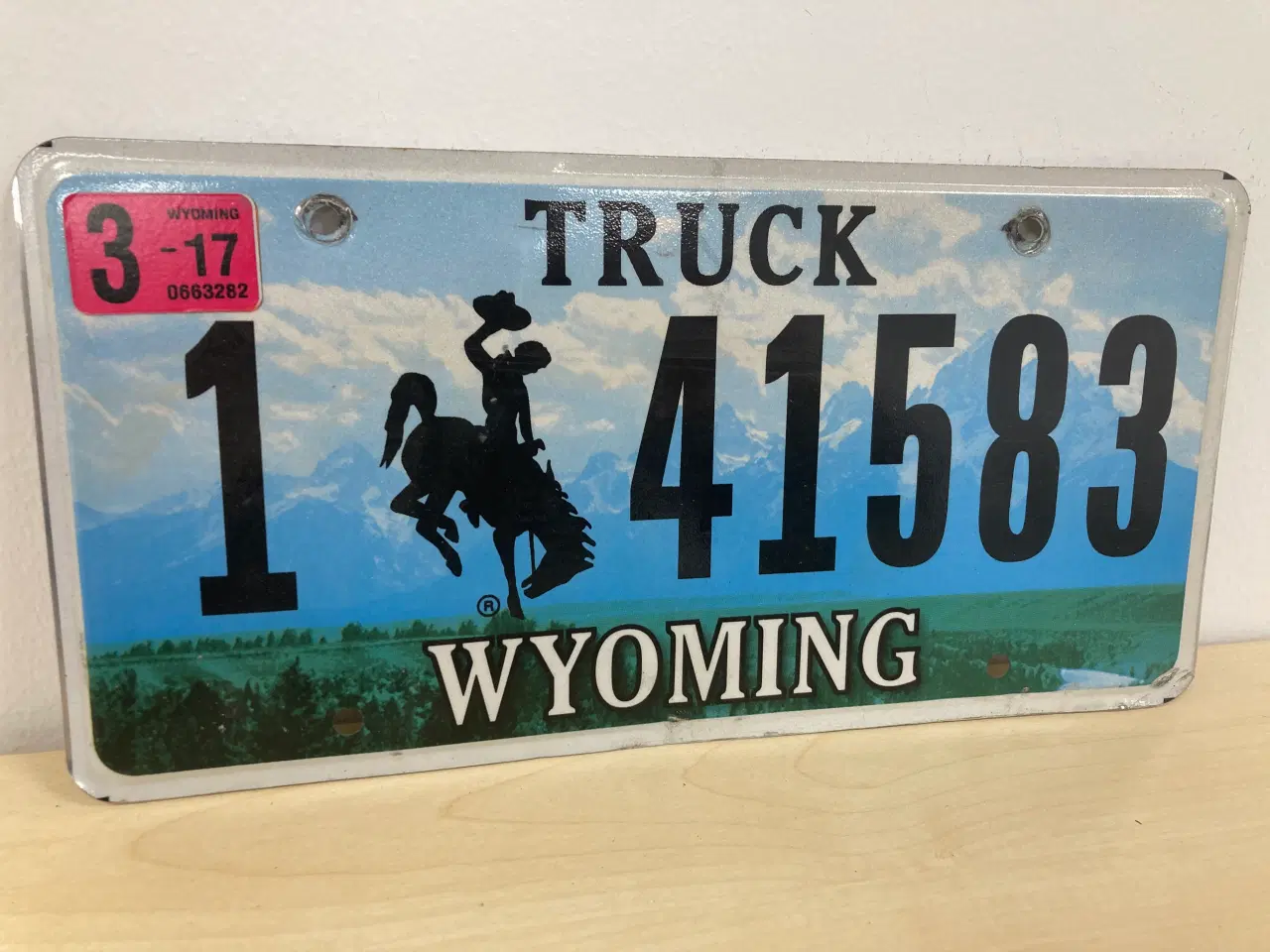 Billede 3 - Wyoming US nummerplade