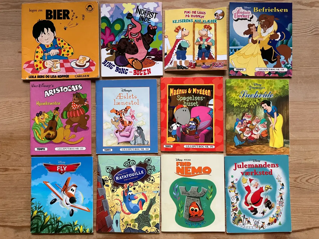 Billede 1 - 5 x 12 børnebøger, Lilleput, Disney m.m.