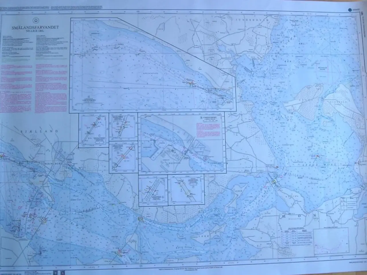 Billede 1 - Dansk Søkort  161 SMÅLANDSFARVANDET Nordøstl. del