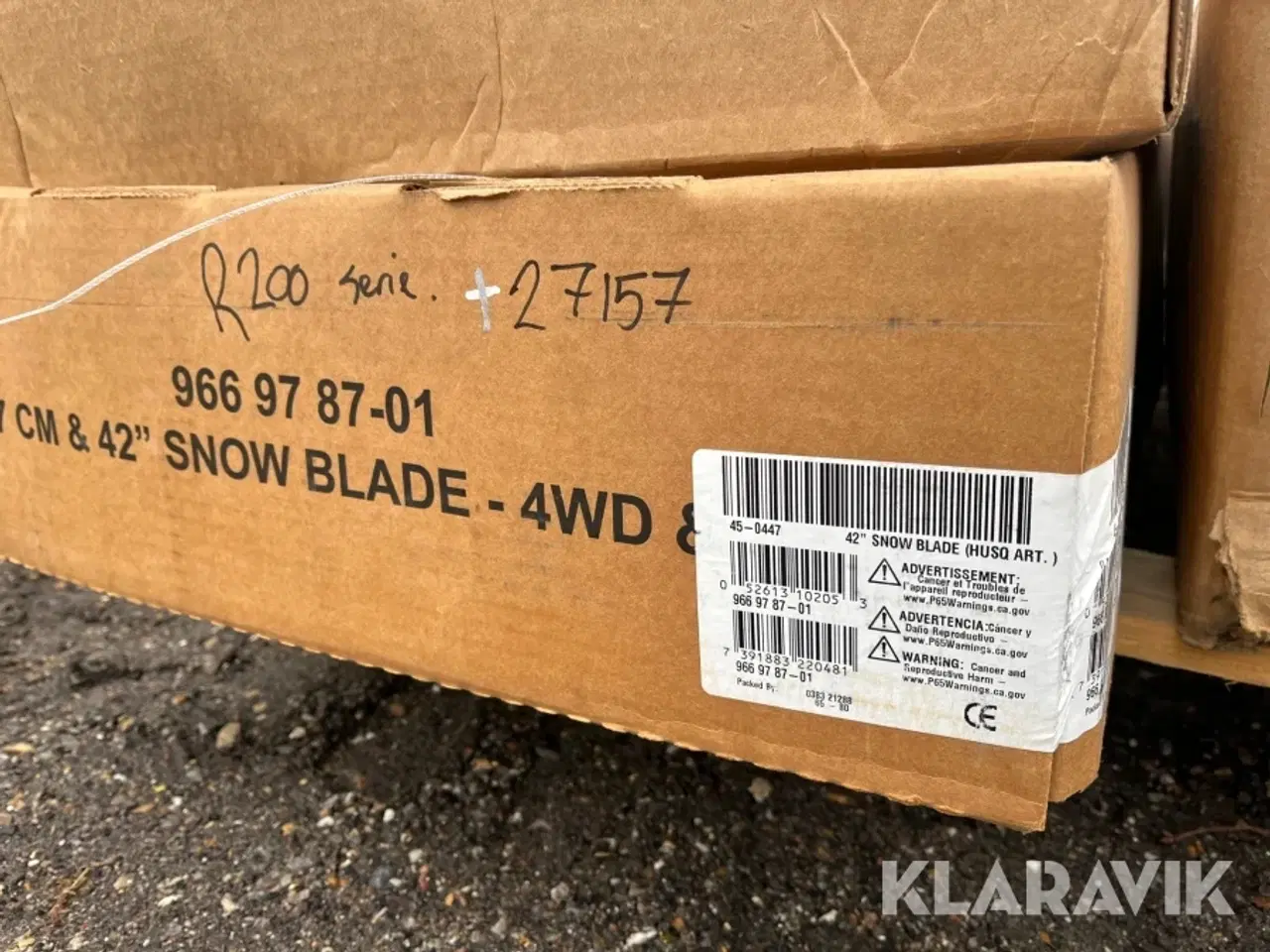 Billede 7 - Dozerblade blandet Husquarna