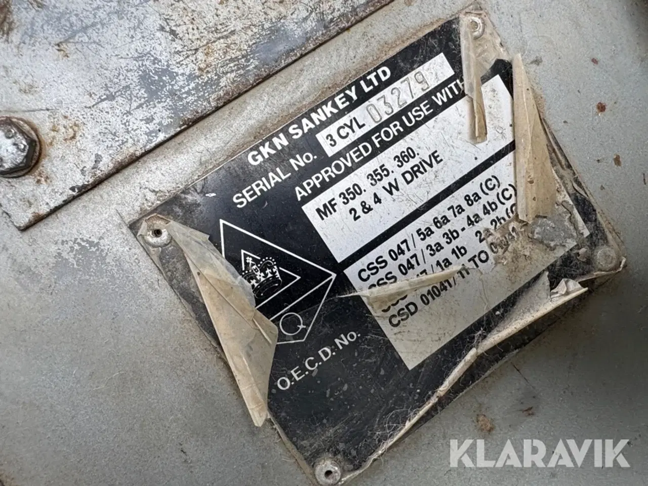 Billede 6 - Traktor Massey-Ferguson 355