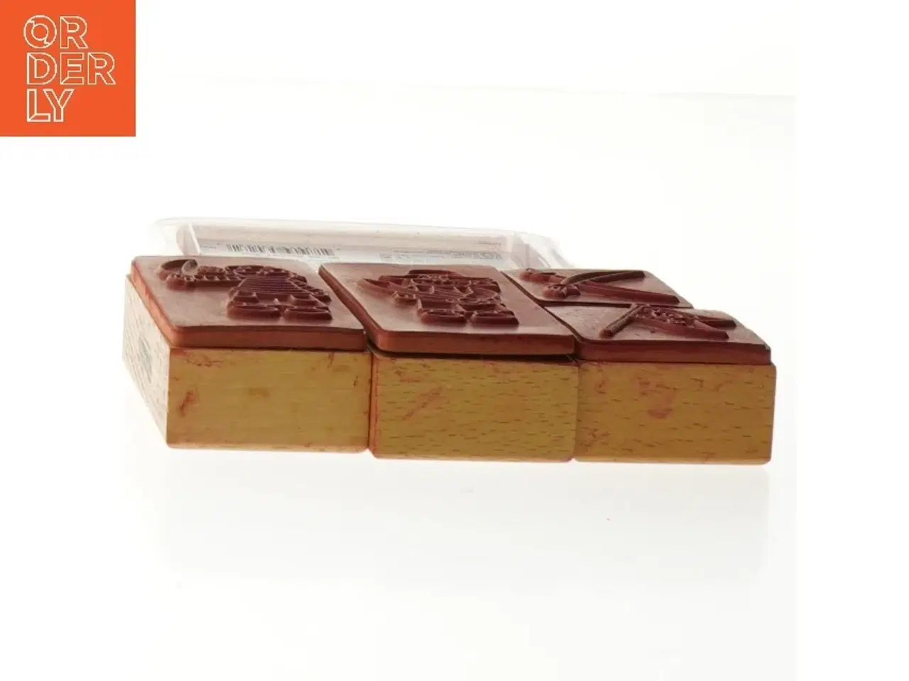 Billede 6 - Stempelsæt med piratmotiver fra Panduro (str. 9 x 6 cm - 4 x 4 cm)