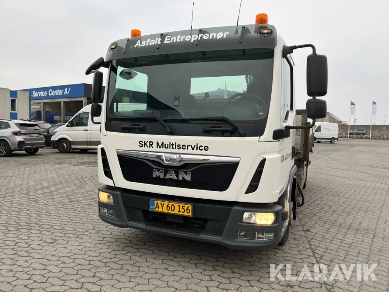 Billede 3 - Lastbil MAN TGL 12.220 med kran og lad