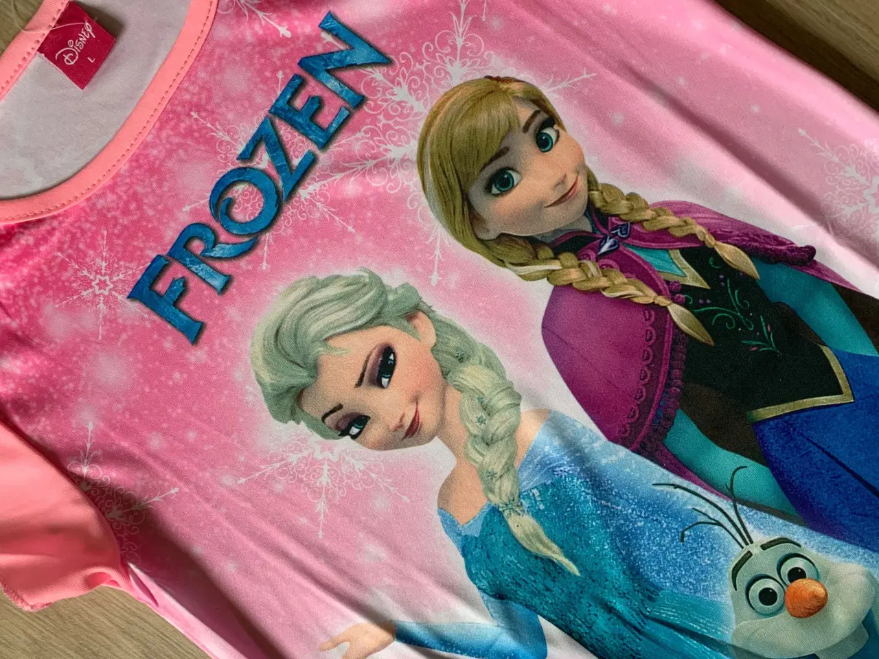 Billede 5 - Frost kjole str. 122 med Elsa og Anna fra Frost