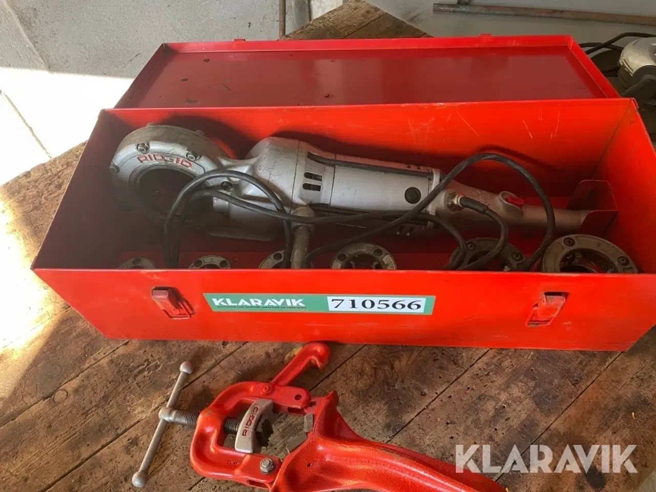 Billede 1 - Gevindskæremaskine Ridgid 700 bærbar