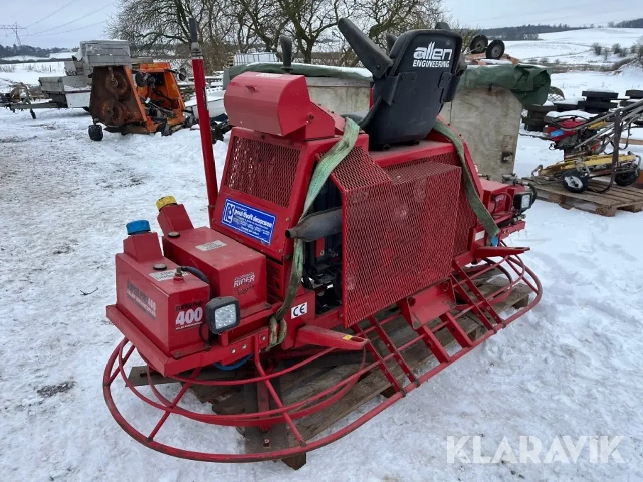 Billede 4 - Glittemaskine Allen Engineering Razorback Rider Super Pro 400 Diesel