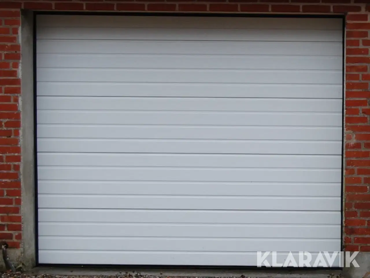 Billede 1 - Ledhejseport Bearsafe 240x205 cm, hvid