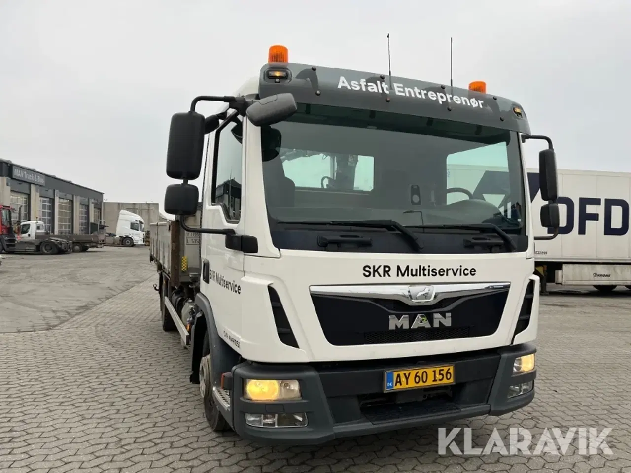 Billede 5 - Lastbil MAN TGL 12.220 med kran og lad
