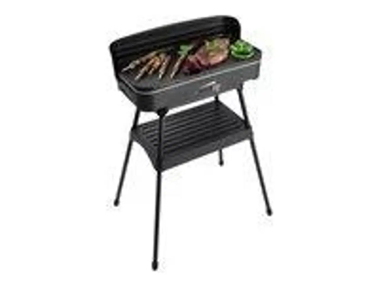 Billede 1 - Elektrisk grill FRITEL Starter BBQ 2246 – sort havegrill 1.250 cm²