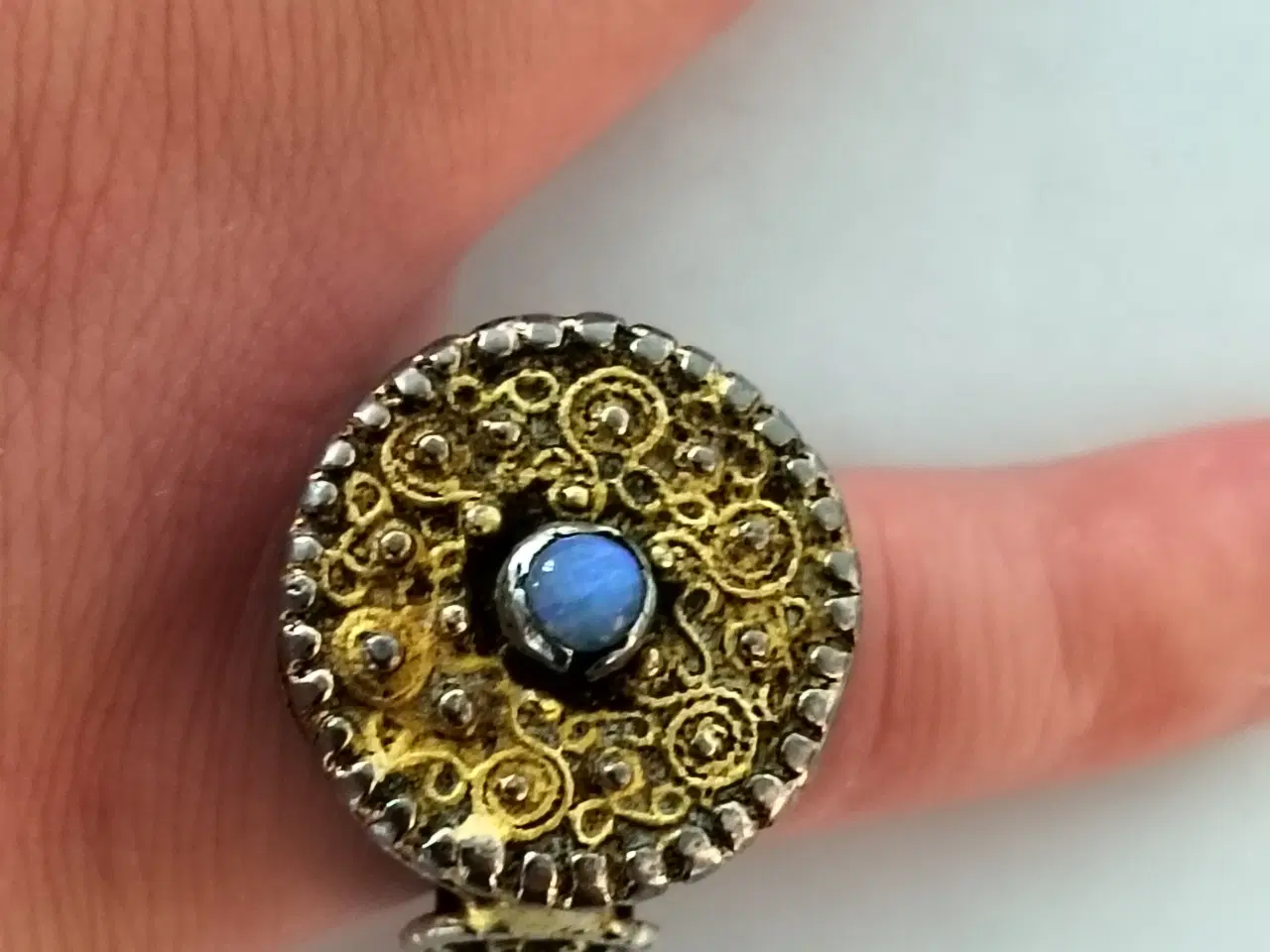 Billede 1 - Vintage ring i Renæssancestil - Str: 55