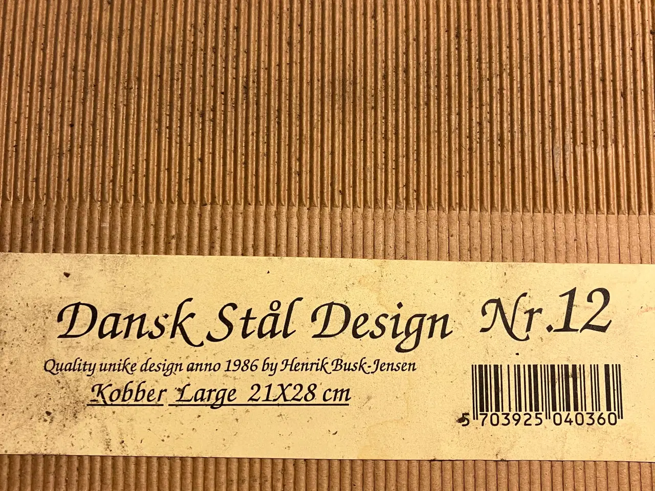 Billede 3 - Kobberskilt til dør eller mur