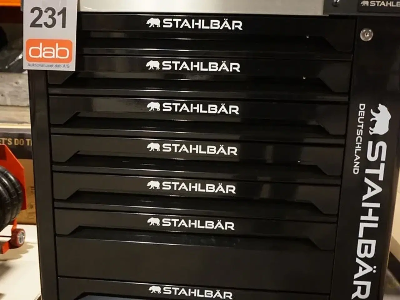 Billede 13 - Værktøjsvogn, Stahlbär, 7 skuffer inkl. Værktøj
