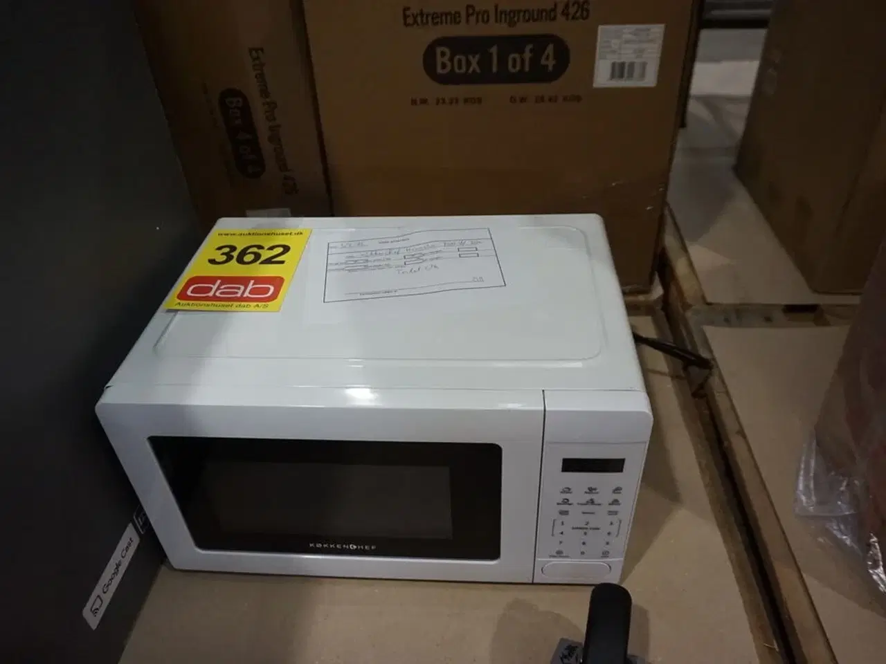 Billede 2 - Køkkenchef mikrobølgeovn 700w 20L. Hvid