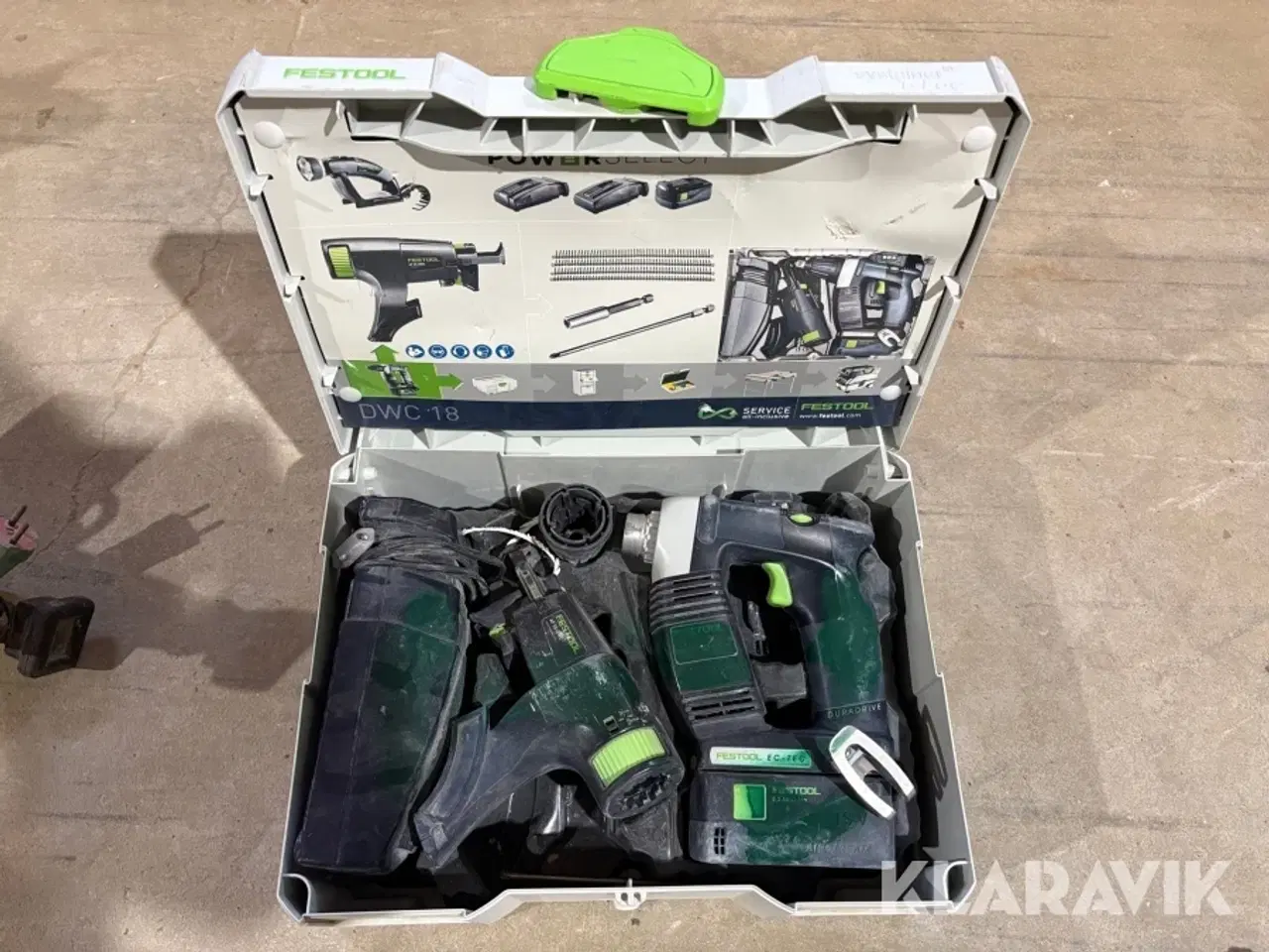 Billede 2 - Gipsskruemaskine Festool DWC 18-4500 Li-Basic