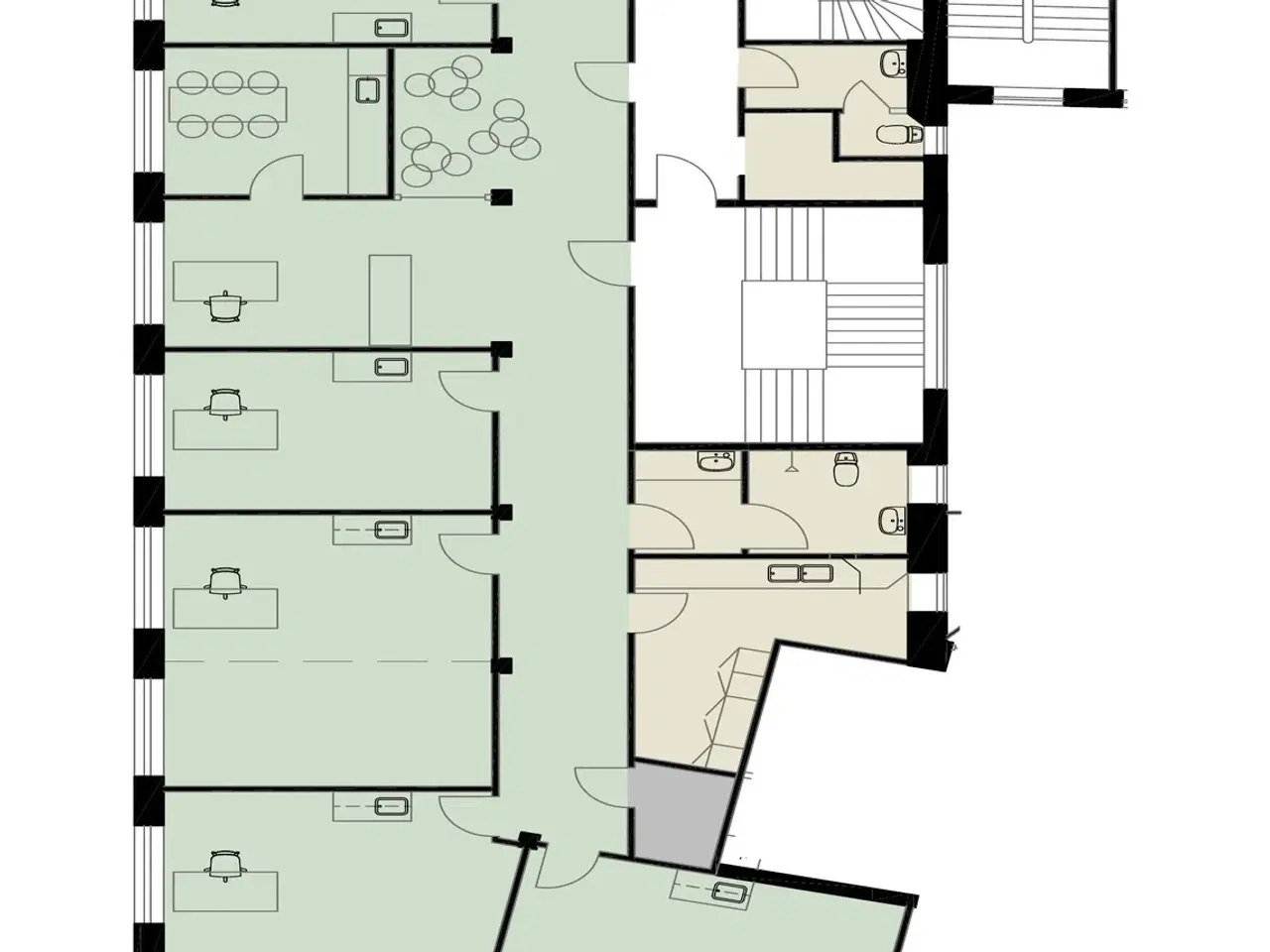 Billede 18 - Lyse kliniklokaler med central placering