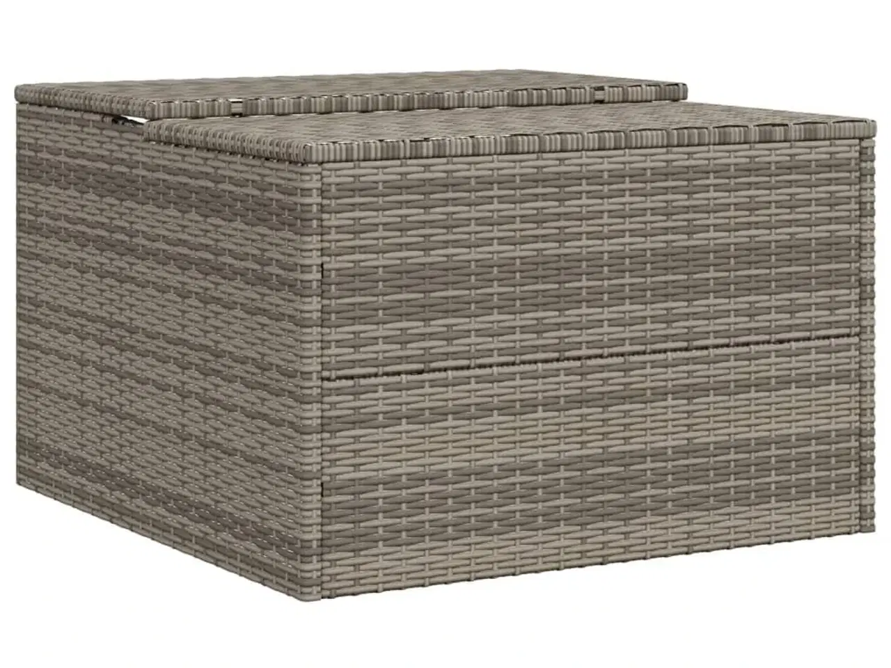 Billede 7 - Garage til robotplæneklipper 86x90x52/57 cm polyrattan grå