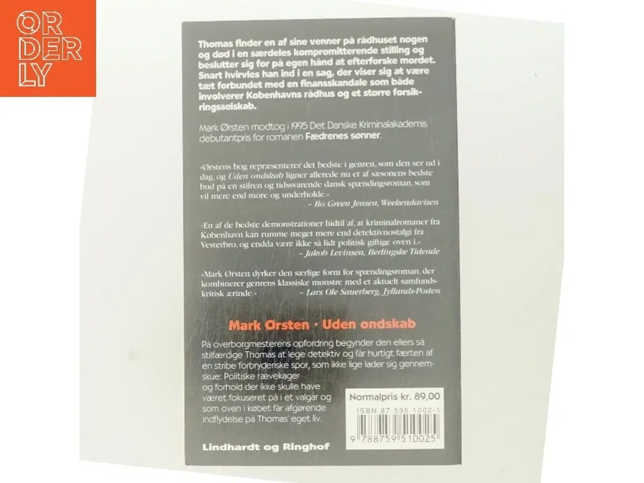 Billede 3 - Uden ondskab af Mark Ørsten (Bog)
