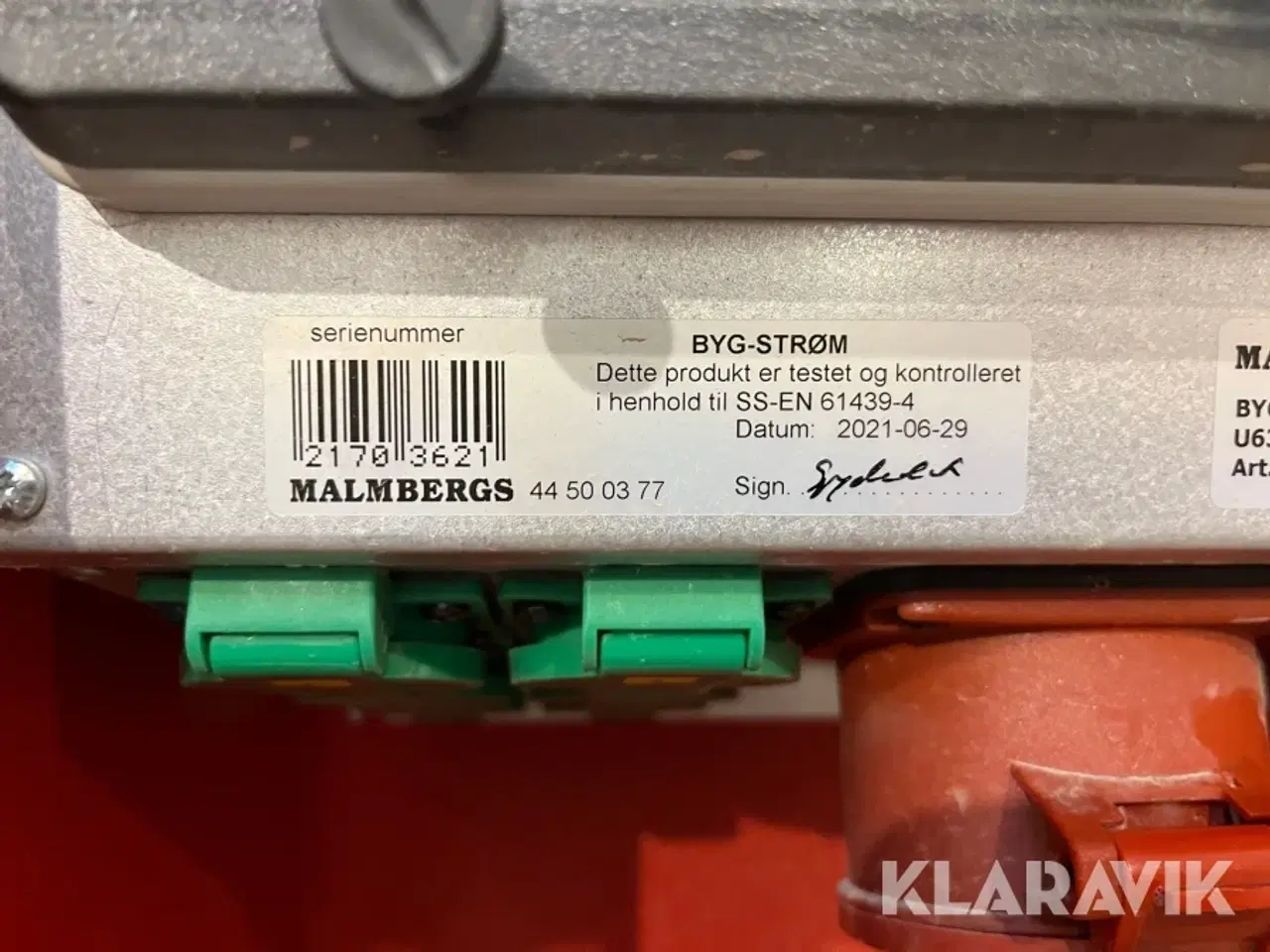 Billede 6 - El boks Malmbergs U63/6004-5 3 styk