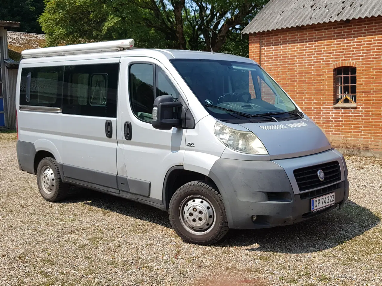 Billede 1 - Bus 8 Pers Fiat Ducato Hvide plader privat kørsel 