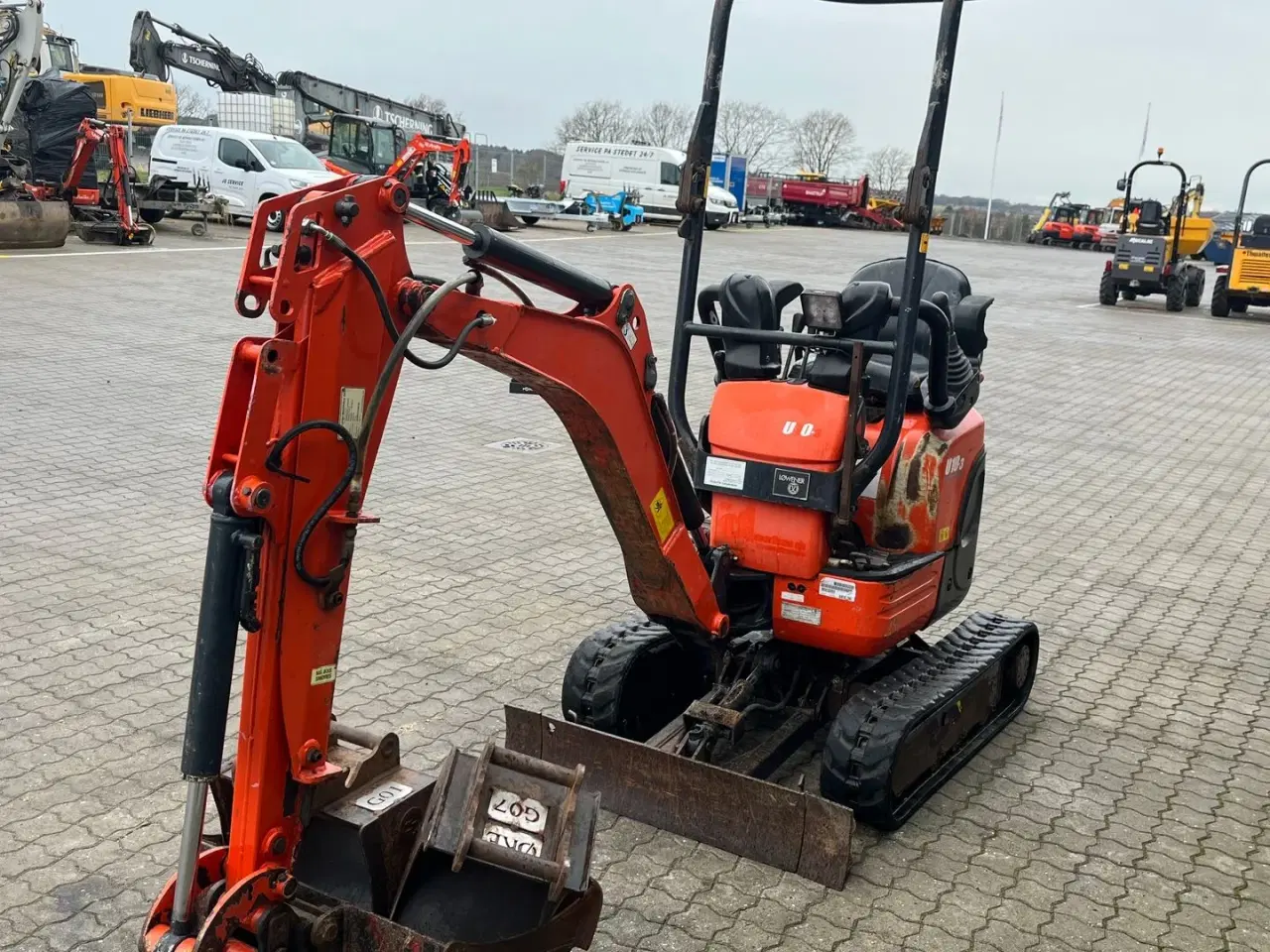 Billede 4 - Kubota U10-3 Side Lever med udskudsarm