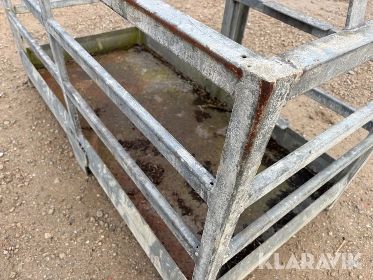 Billede 11 - Galvaniseret mandskabskurv Lehaka