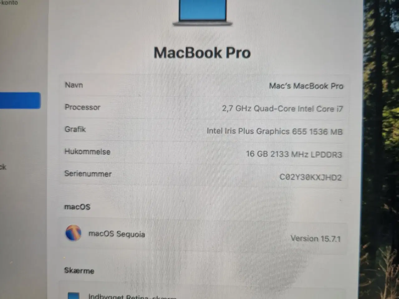 Billede 4 -  Macbook Pro Touchbar