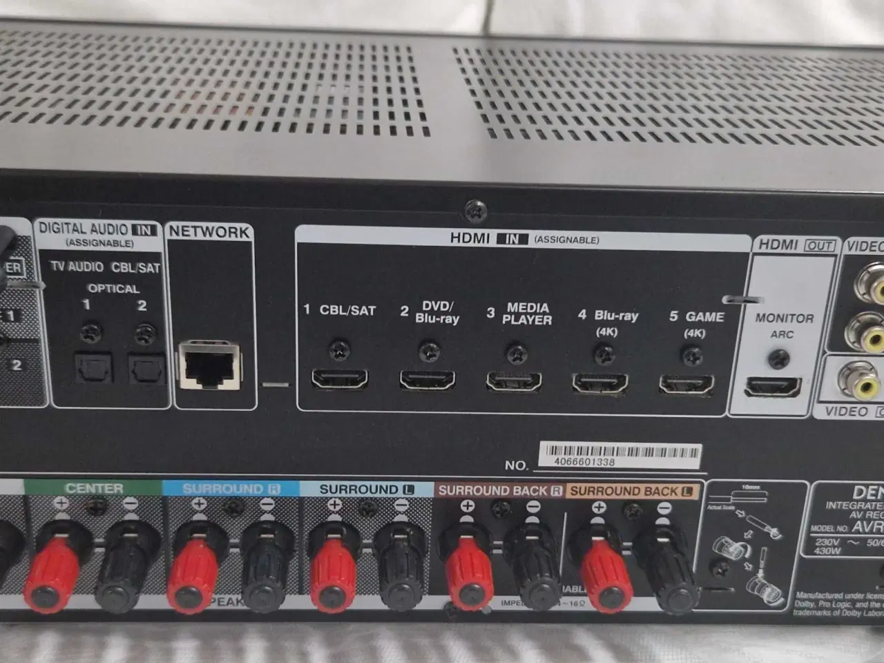 Billede 3 - Denon AVR-X1100W surround receiver