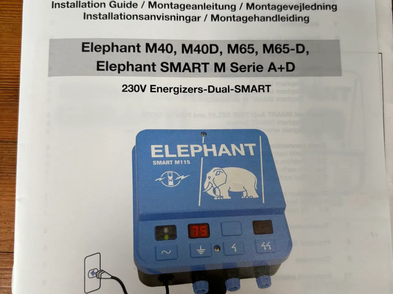 Billede 3 - Elektrisk elefant elefant hegn M40