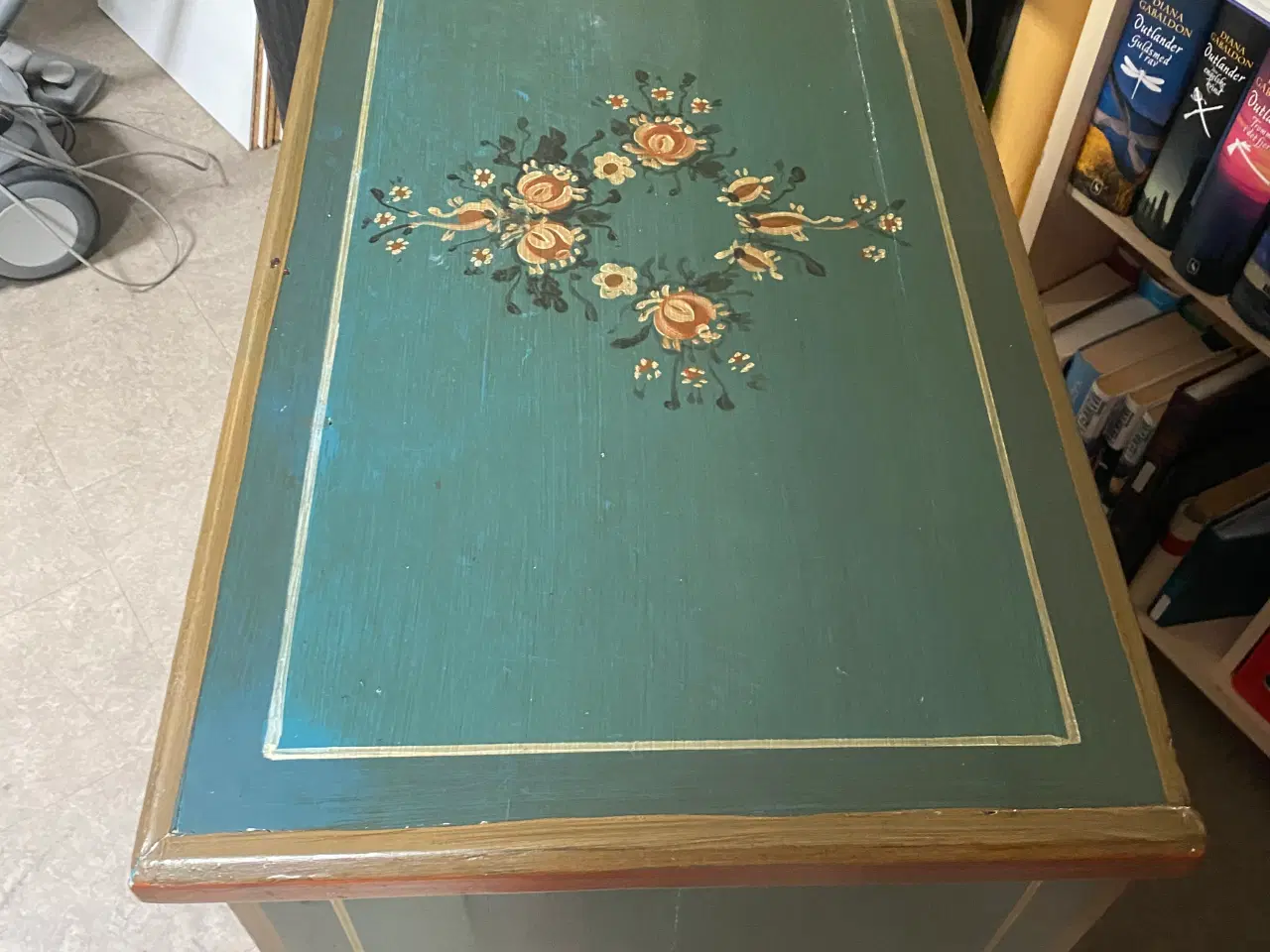 Billede 1 - Antik kommode med almuemaling