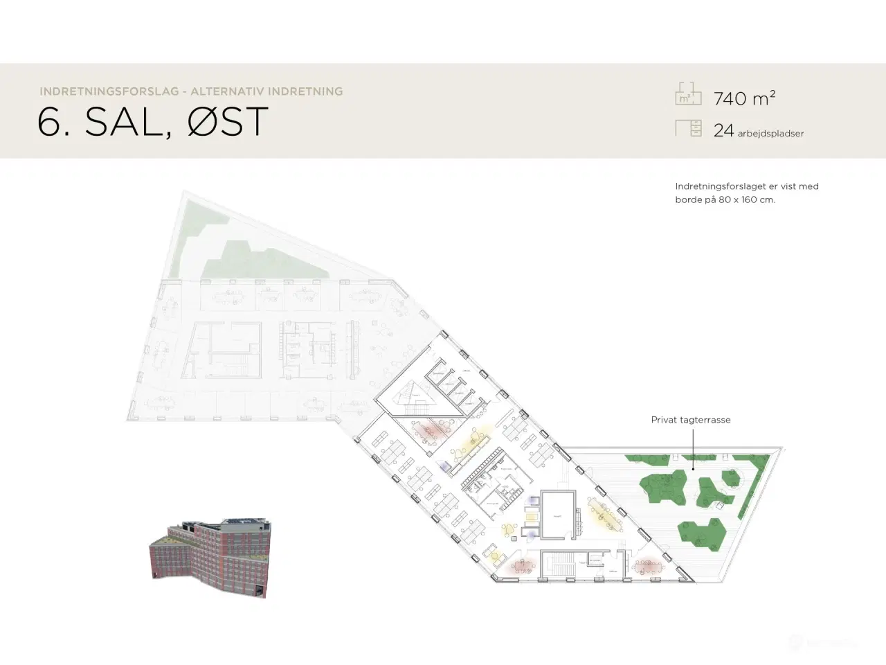 Billede 16 - CPH PULSE – Udsigt og privat tagterrasse