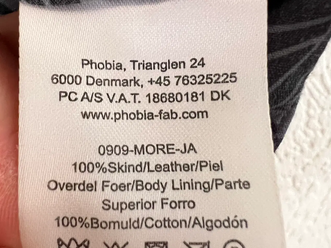 Billede 14 - Grå Skindjakke fra Phobia. (Str. 36)