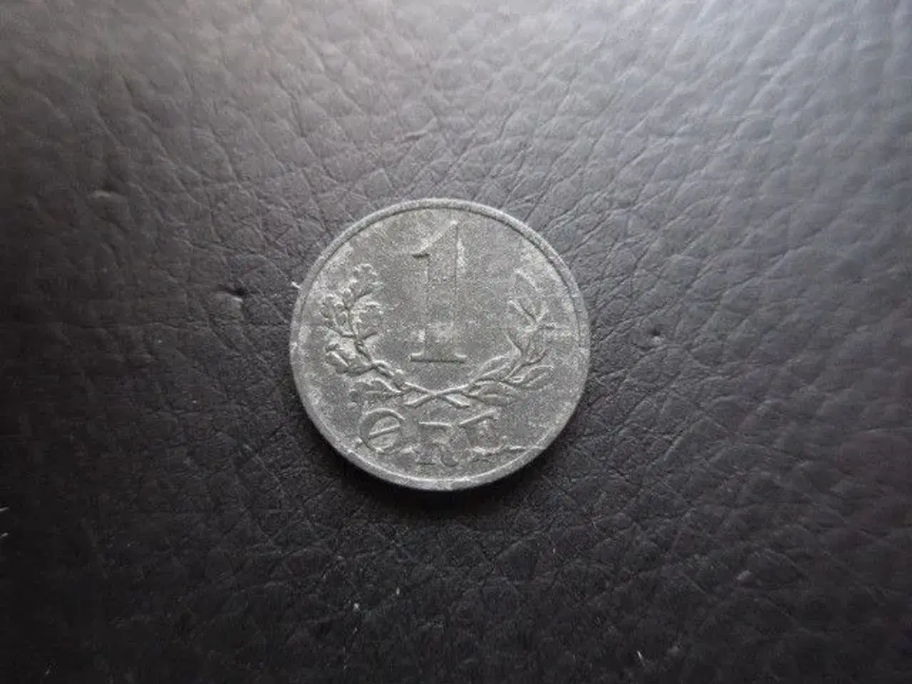 Billede 2 - 1 øre 1944 zink møntskær