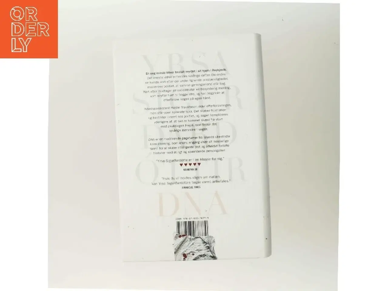 Billede 3 - DNA af Yrsa Sigur&#240;ard&#243;ttir (Bog)
