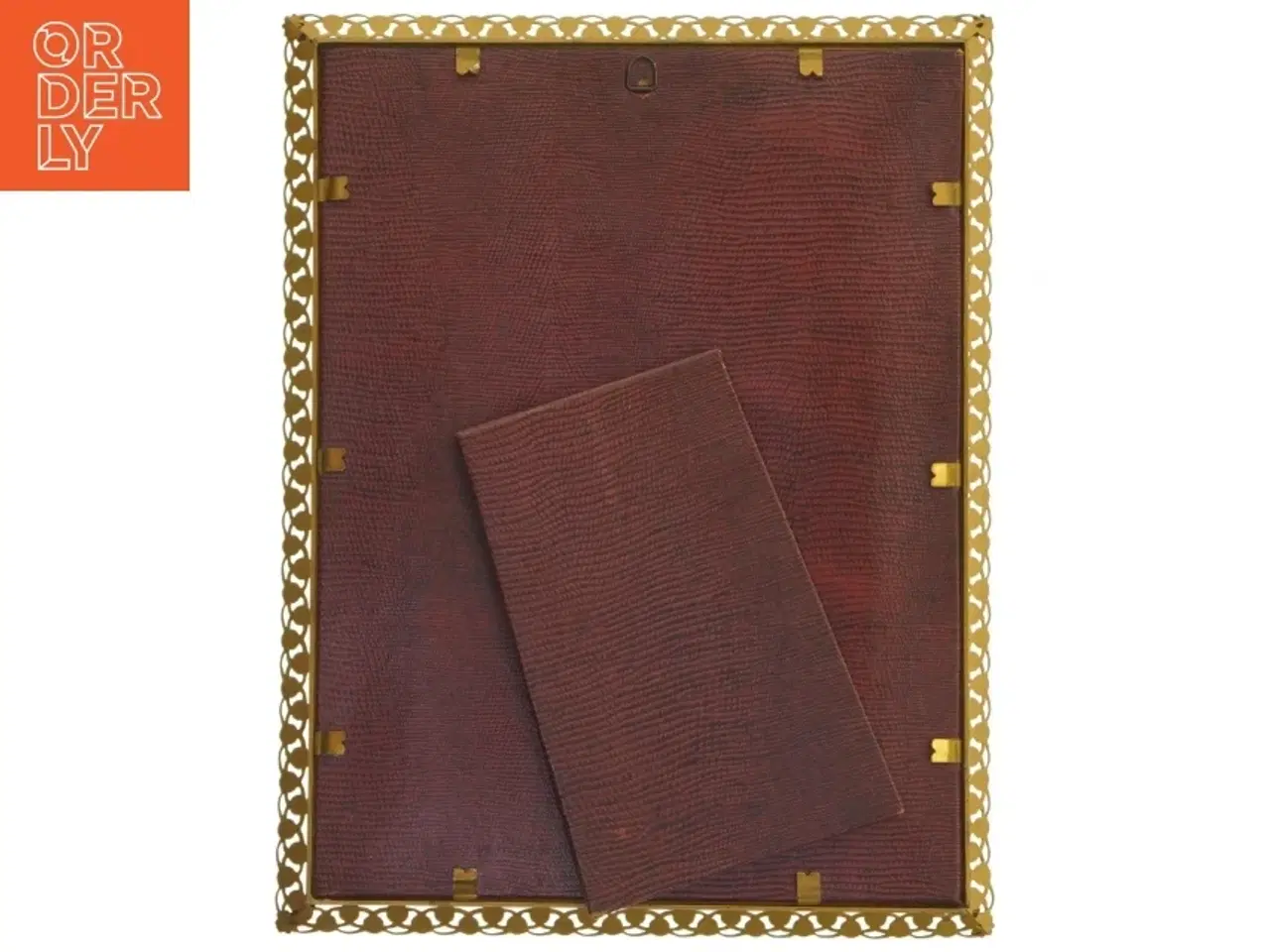 Billede 3 - Gylden gammel billederamme (str. 26x20 cm)