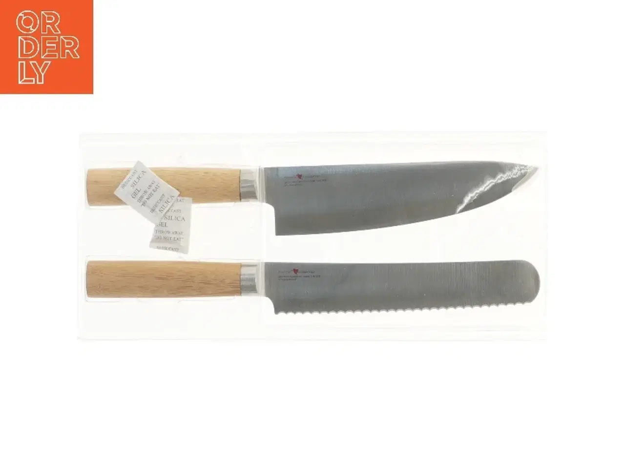 Billede 3 - Sæt med kokkekniv og brødkniv fra Henrik Boserup (str. 33 cm)