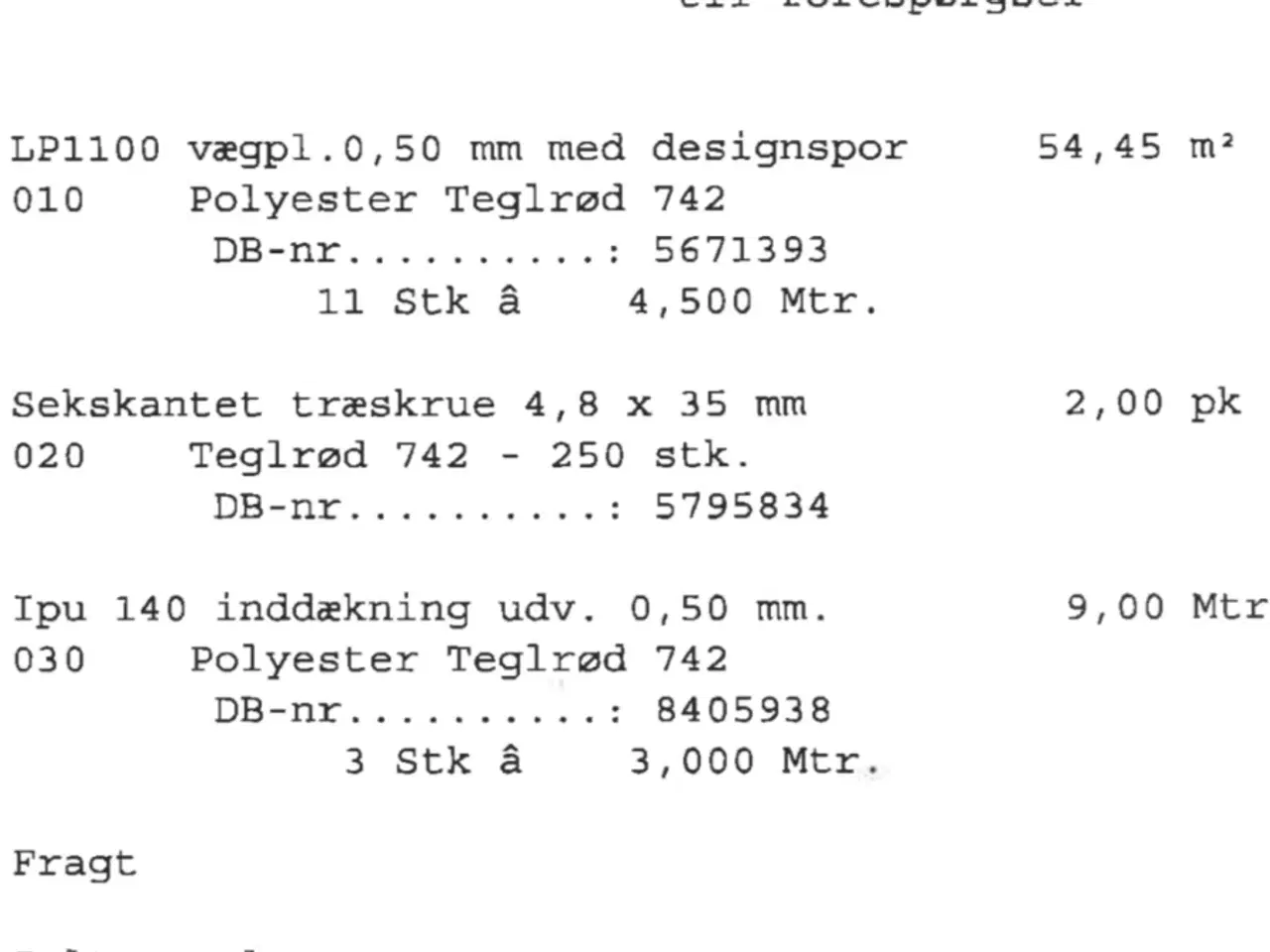 Billede 7 - Vægplader Lindab Rød - 54,45 kvm - inklusiv tilbehør
