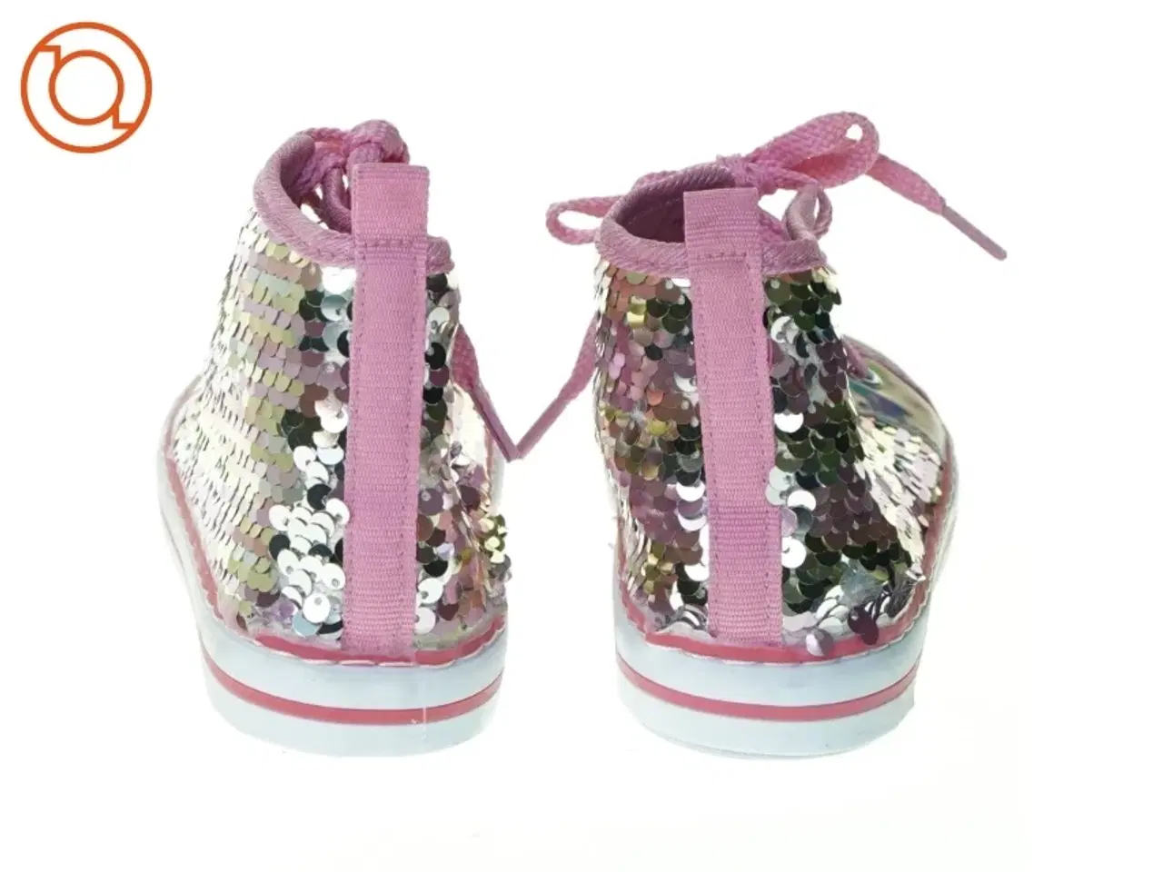 Billede 4 - UBRUGTE Glitter Paillet Støvler fra Laura Ashley (str. 18)