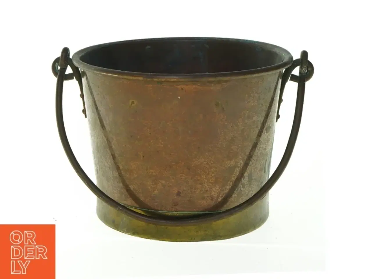 Billede 1 - Gammel kobber spand (str. 15 x 12 cm)