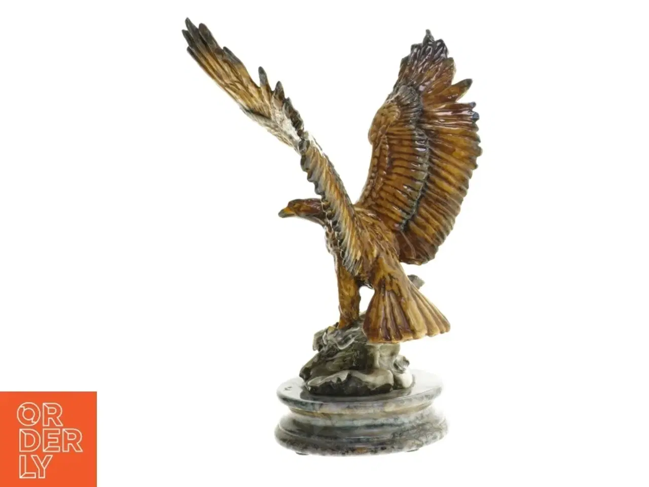 Billede 2 - Keramisk ørn figur (str. 26 cm)