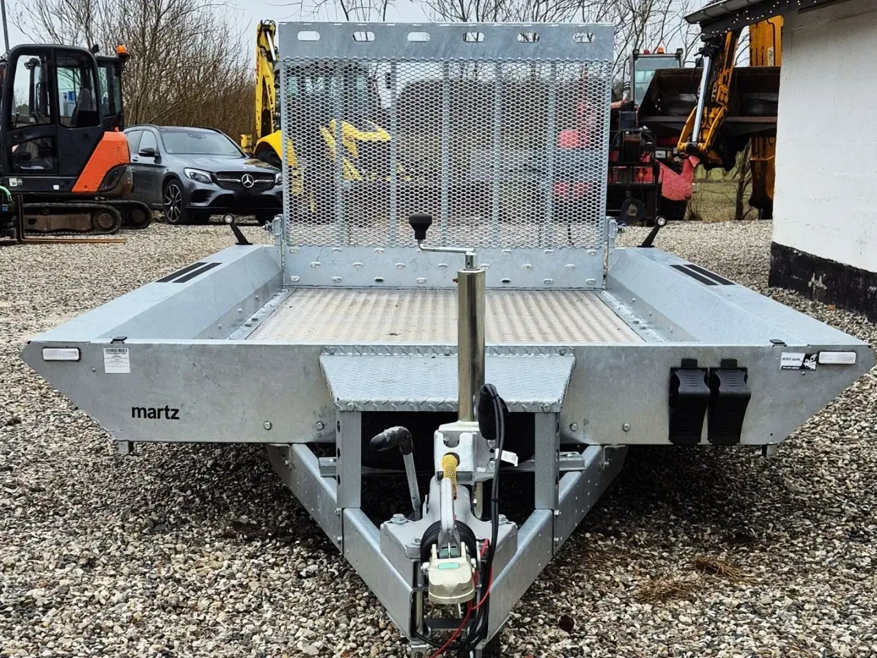 Billede 2 - Martz Maskintrailer / 3500 kg totalvægt / 400 x 180 ladmål / med rampe / fabriksny