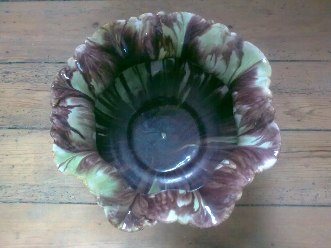 Billede 4 - Potteplante KÆMPE ler krukke DK løbeglasur