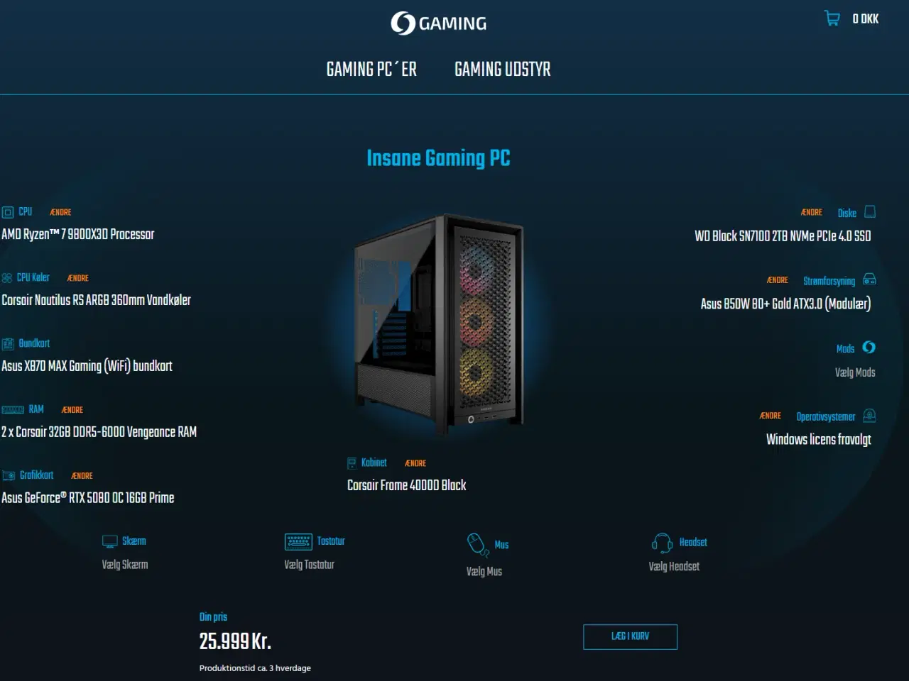 Billede 2 - Komplet high-end gaming setup