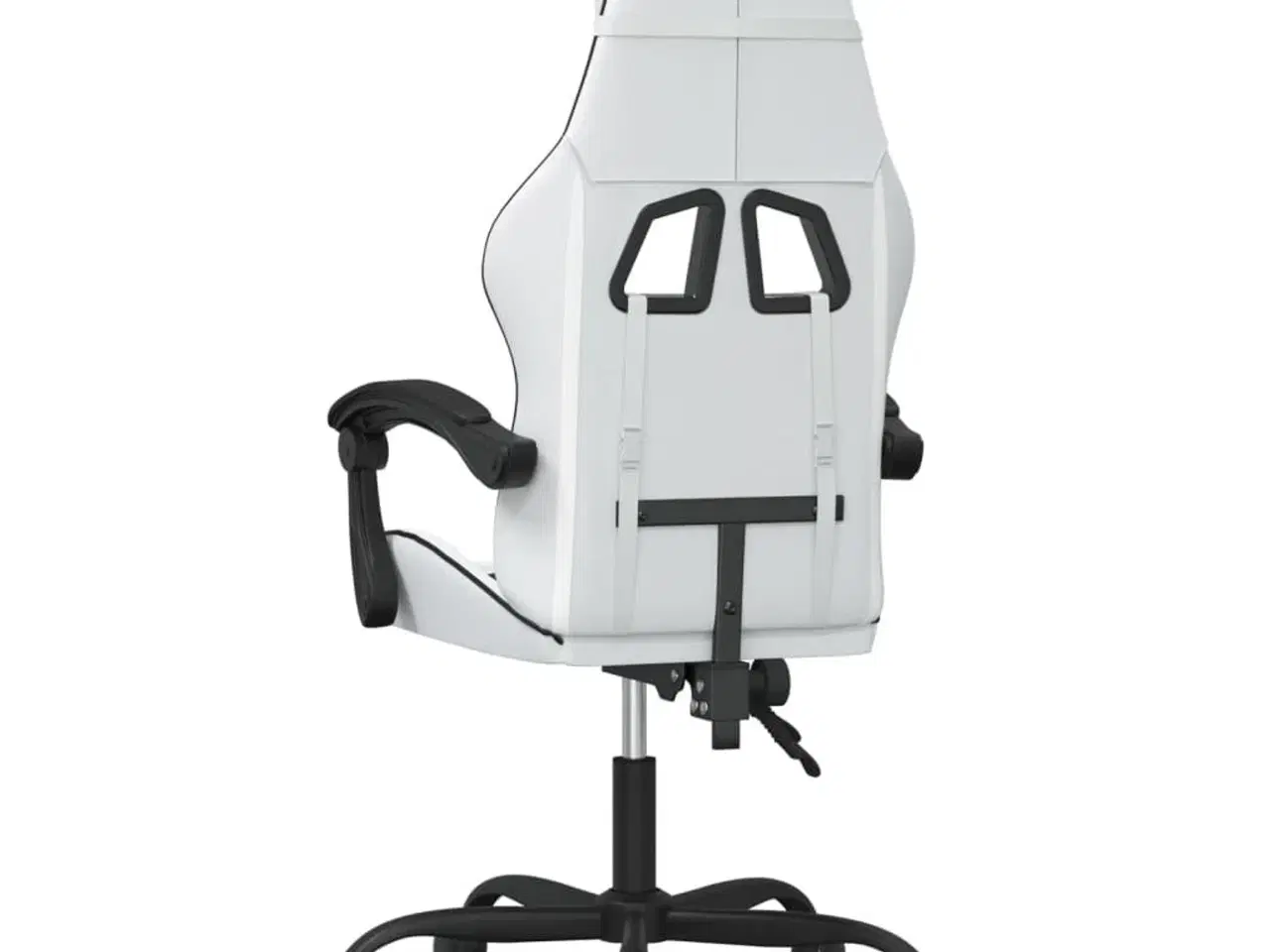 Billede 5 - Drejelig gamingstol kunstlæder hvid og sort