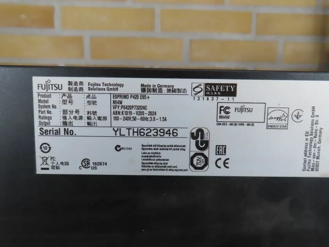 Billede 3 - Stationær computer FUJITSU P420 E85+