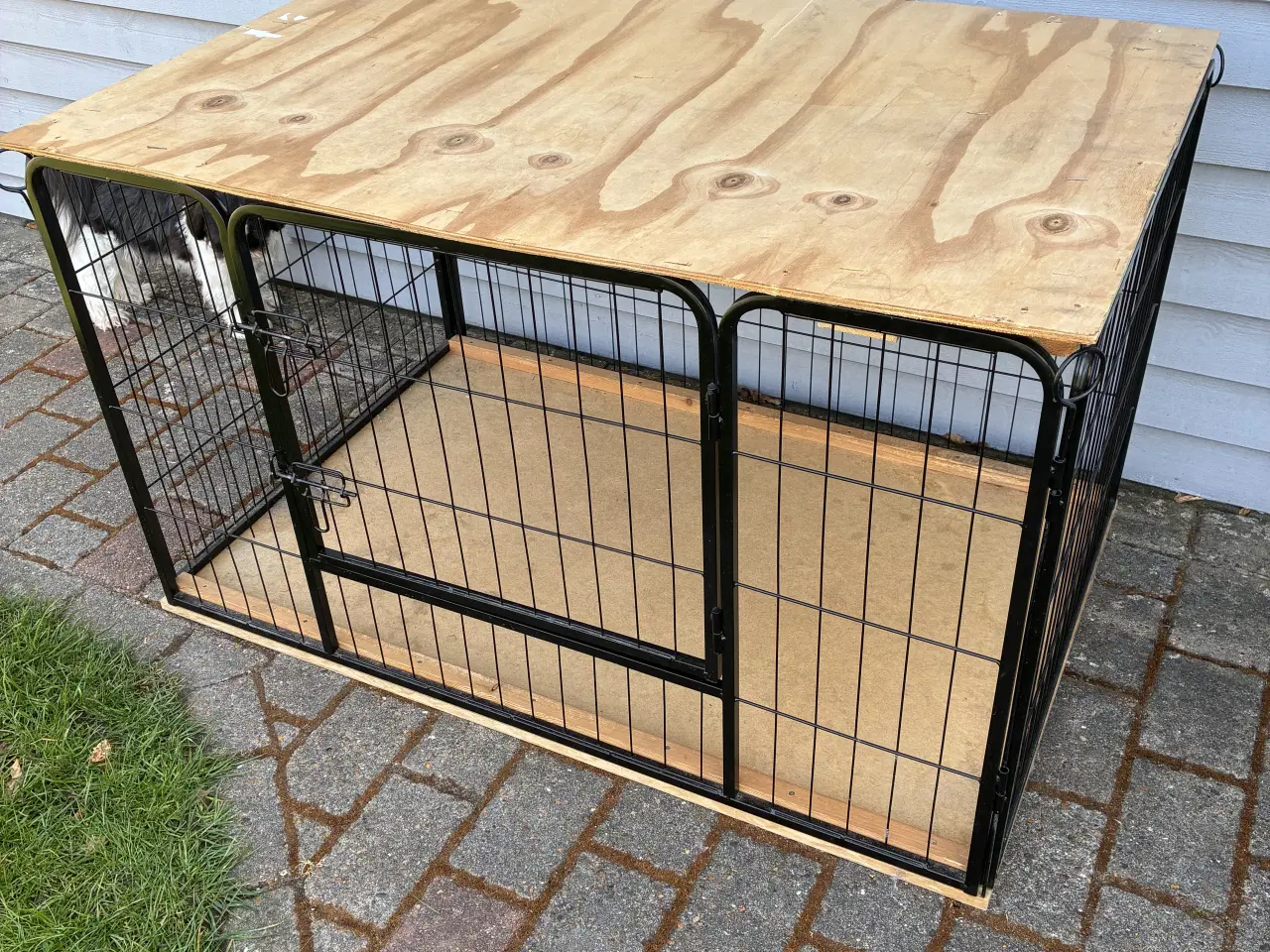 Billede 1 - Hvalpegård/hundebur 120x80x70