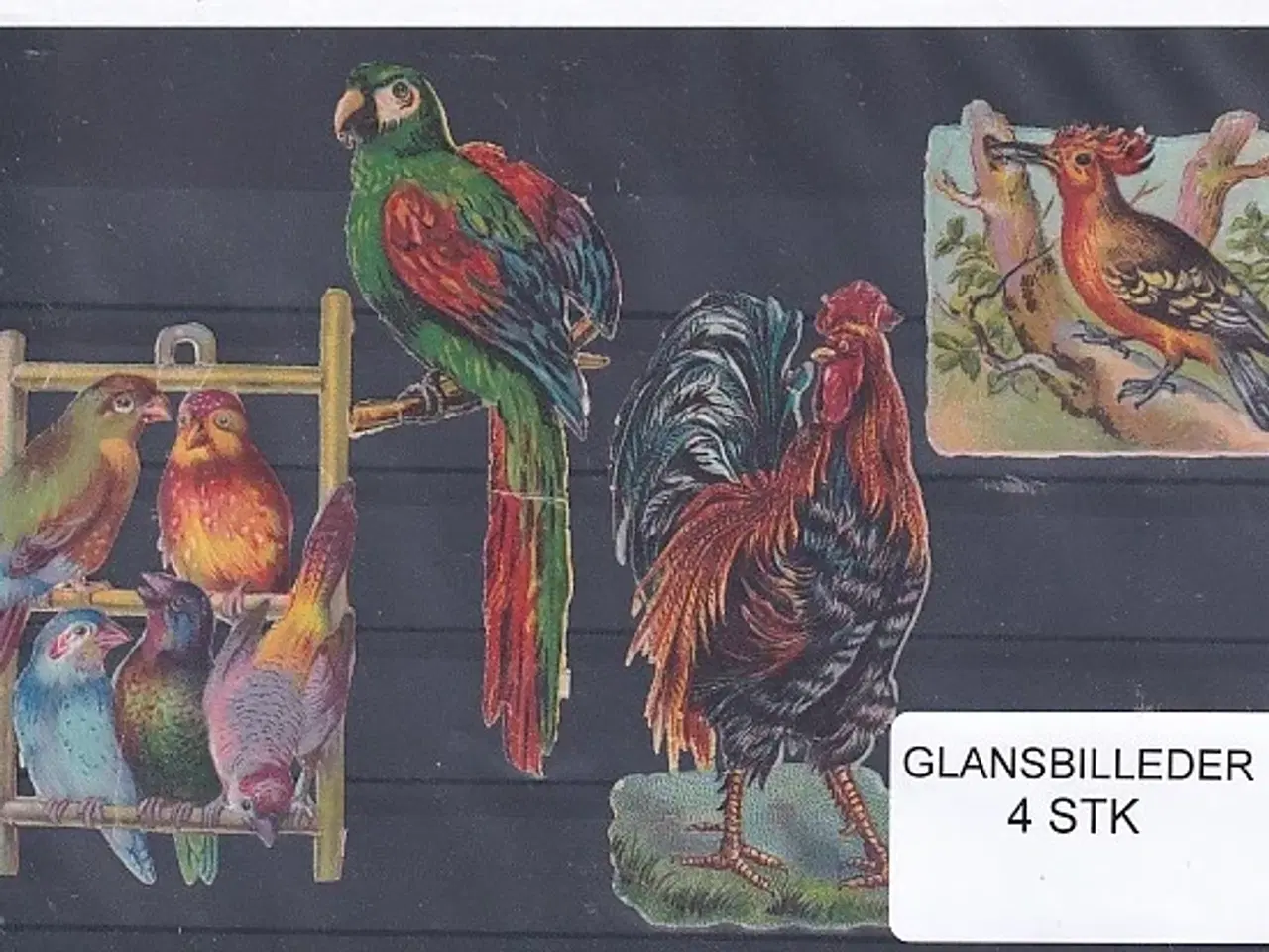 Billede 1 - Glansbilleder - 4 Stk.