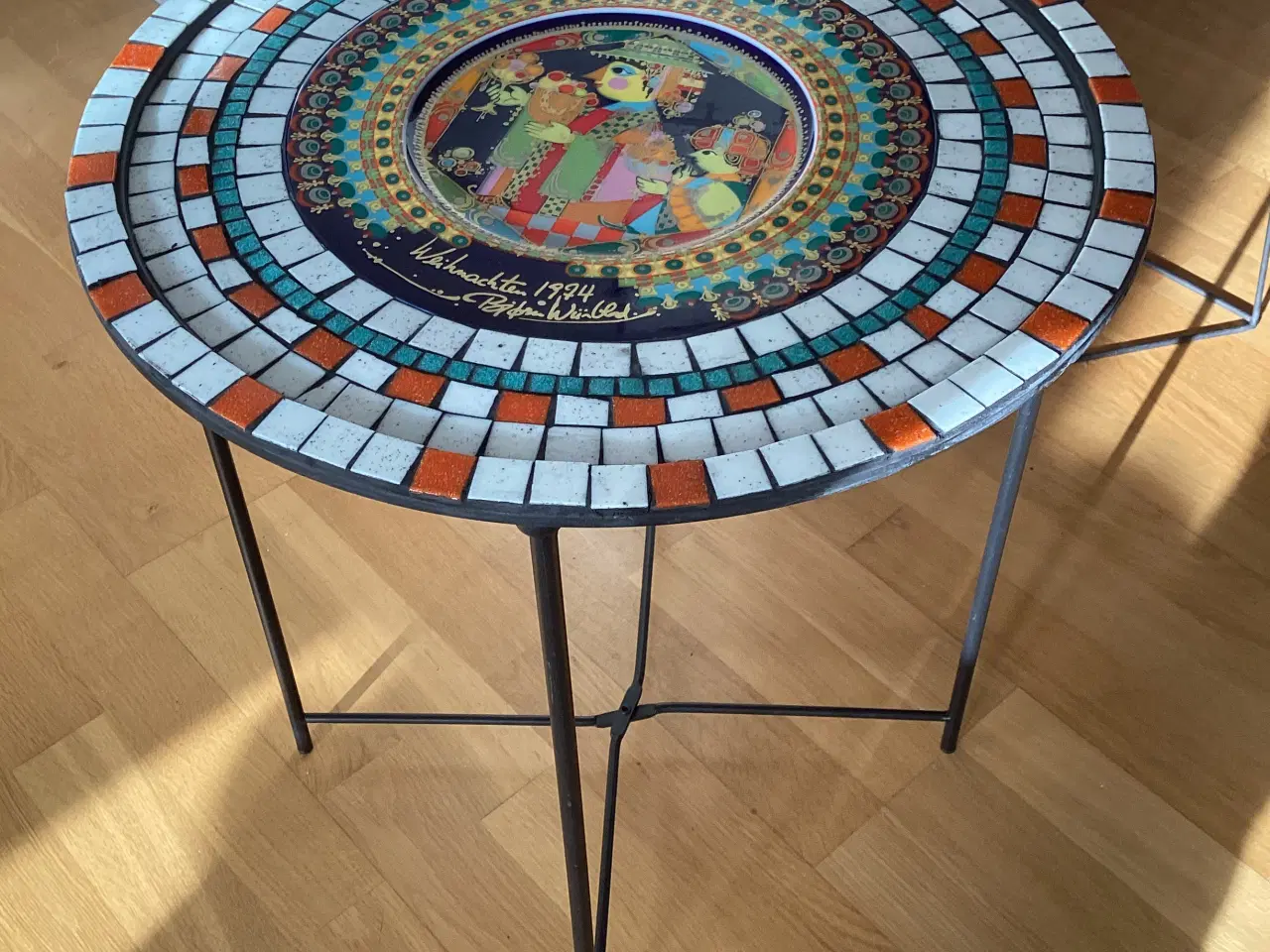 Billede 3 - Bakke bord med mosaik.